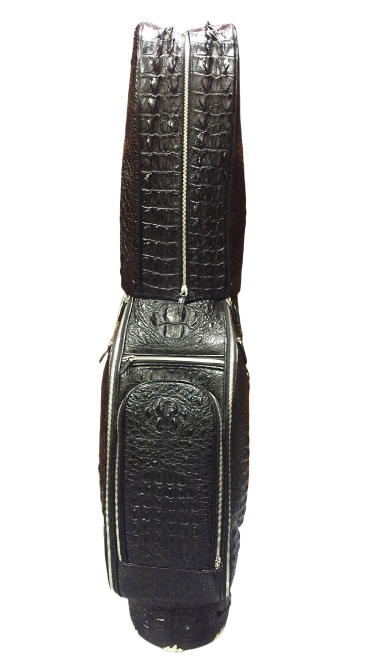 Crocodile pattern pulley travel suitcase