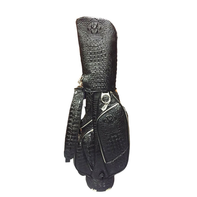 Crocodile pattern pulley travel suitcase