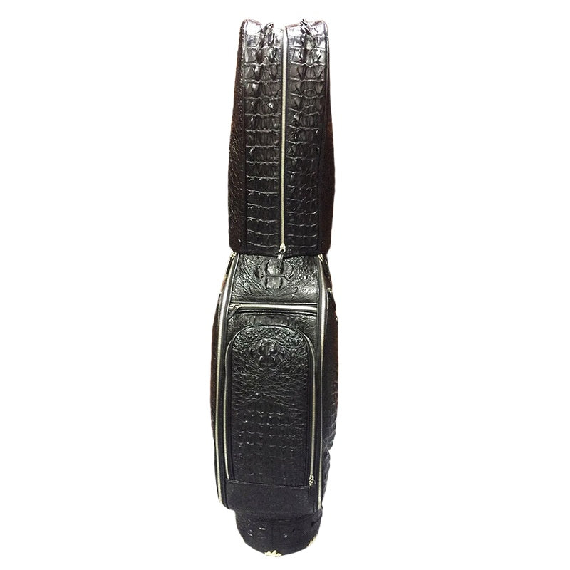 Crocodile pattern pulley travel suitcase