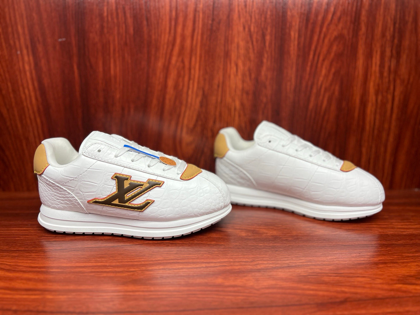Shoes made of genuine crocodile skin