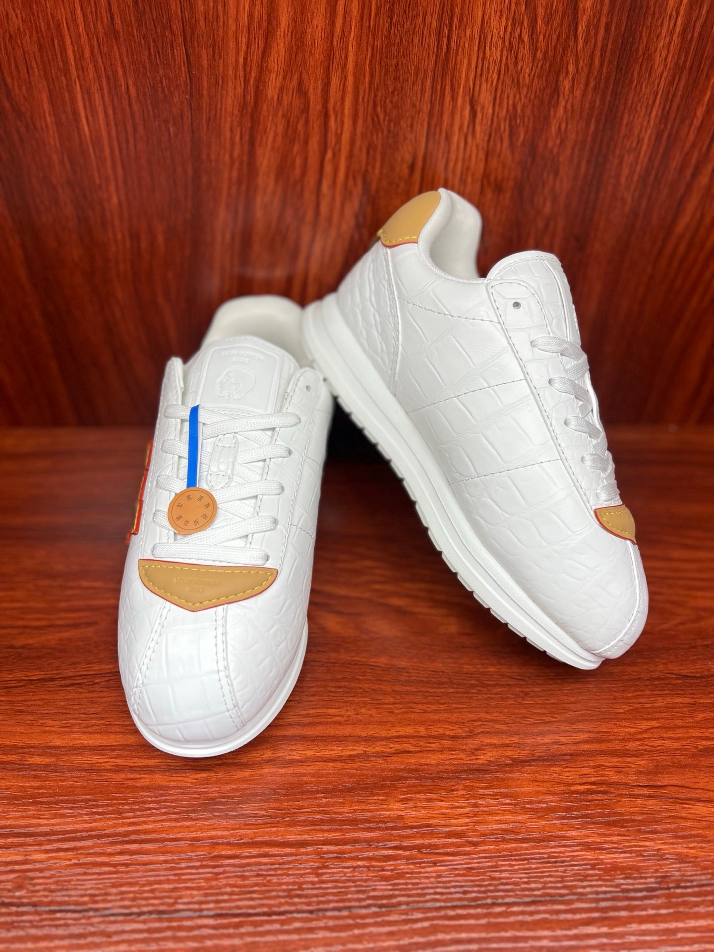 Shoes made of genuine crocodile skin