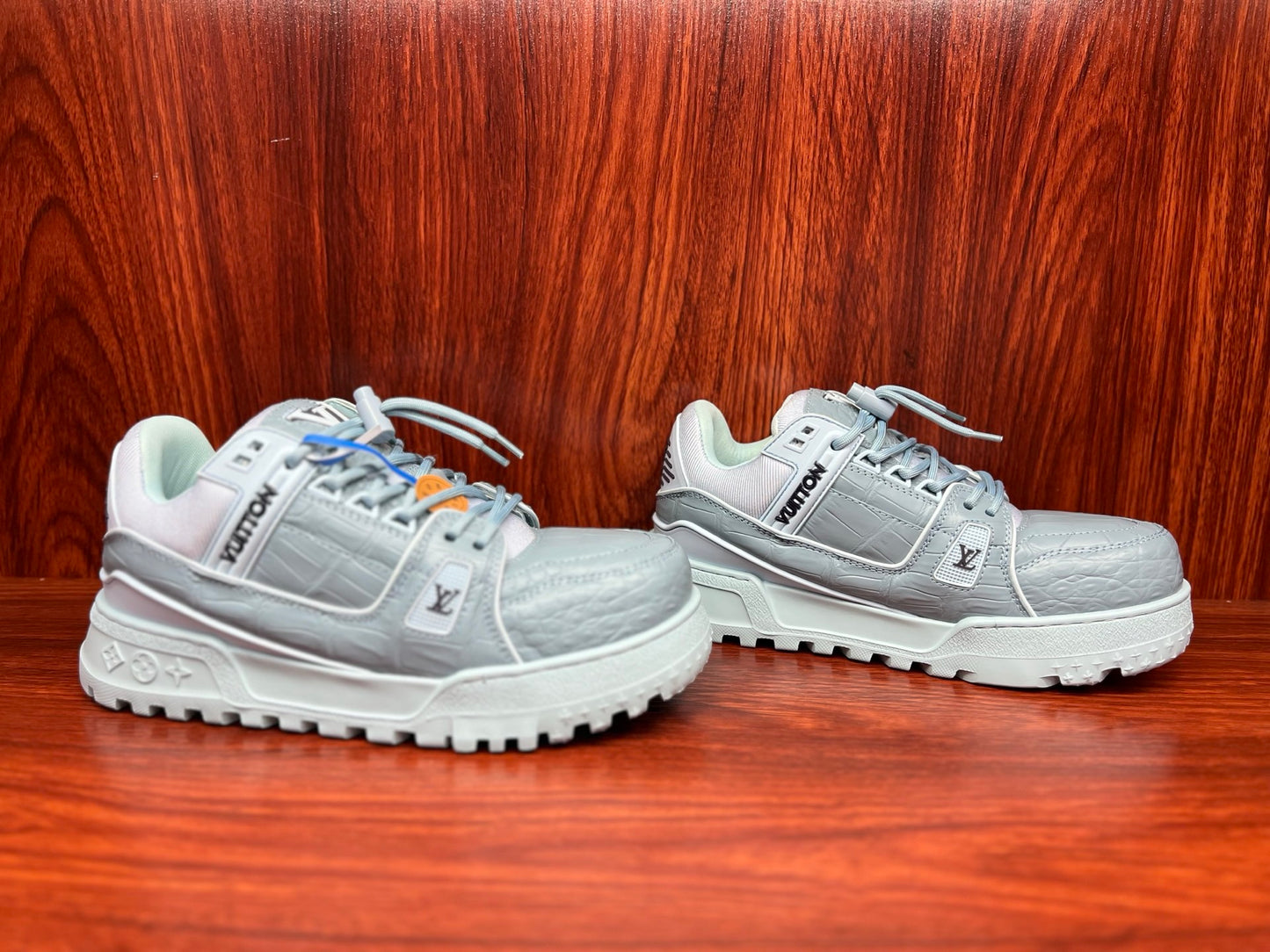 Shoes made of genuine crocodile skin