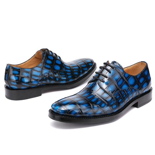 Thailand imported authentic crocodile leather shoes