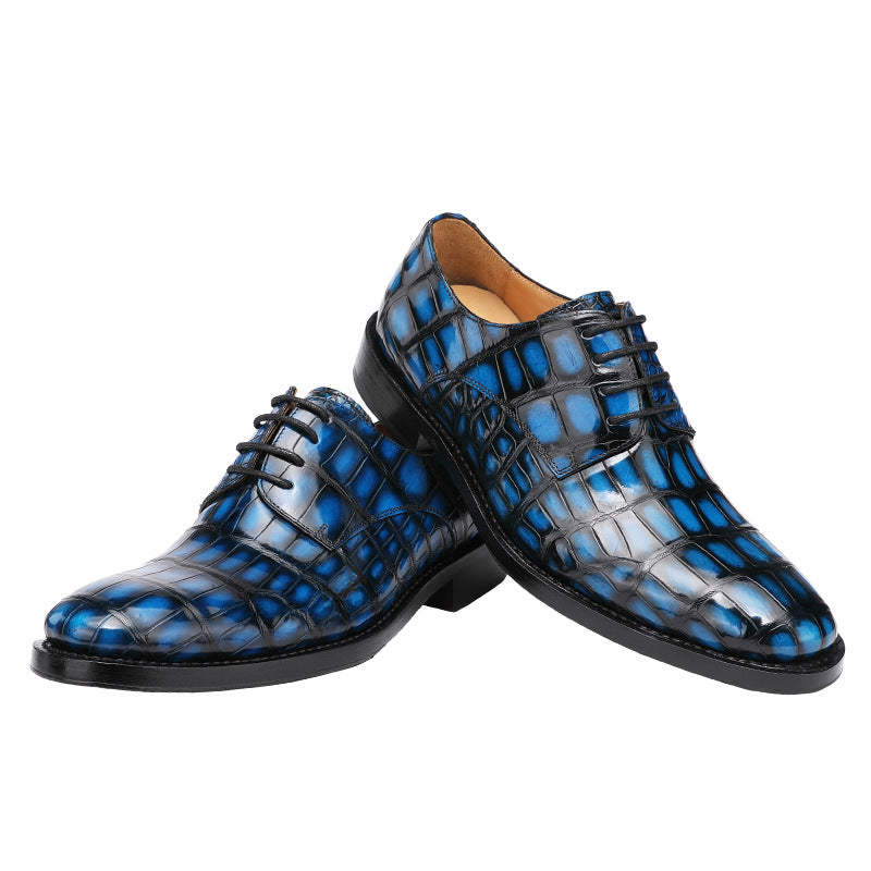Thailand imported authentic crocodile leather shoes