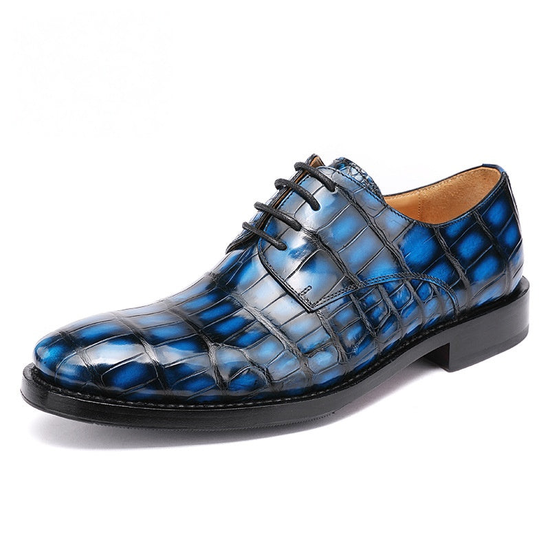 Thailand imported authentic crocodile leather shoes