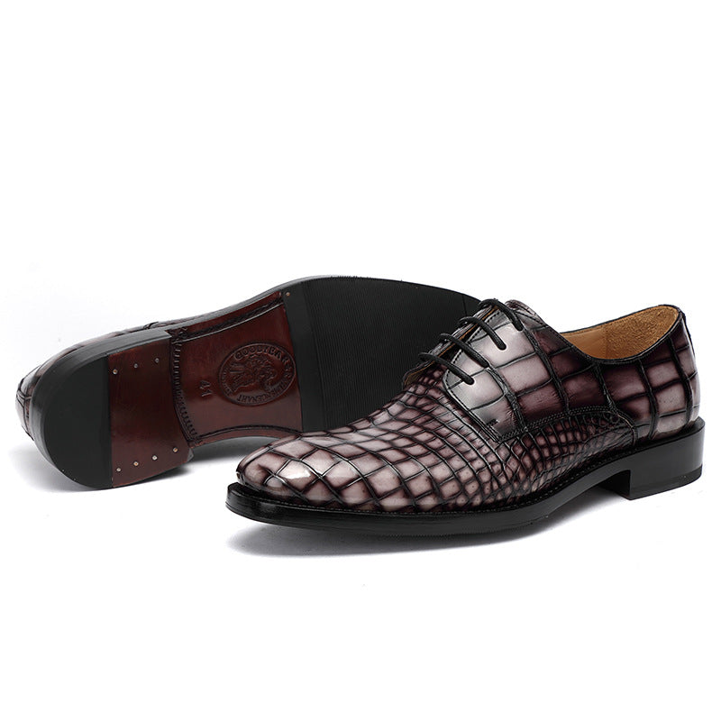 Original crocodile leather shoes