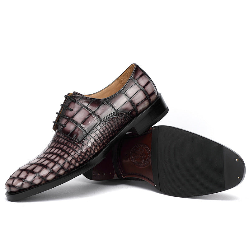 Original crocodile leather shoes