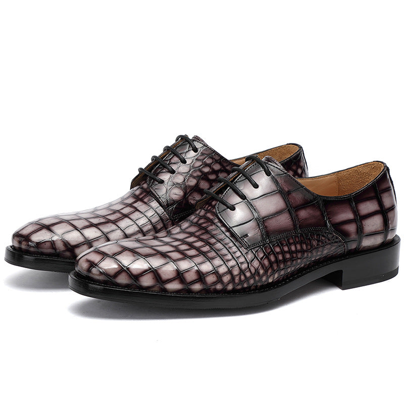 Original crocodile leather shoes