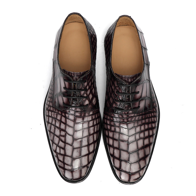 Original crocodile leather shoes